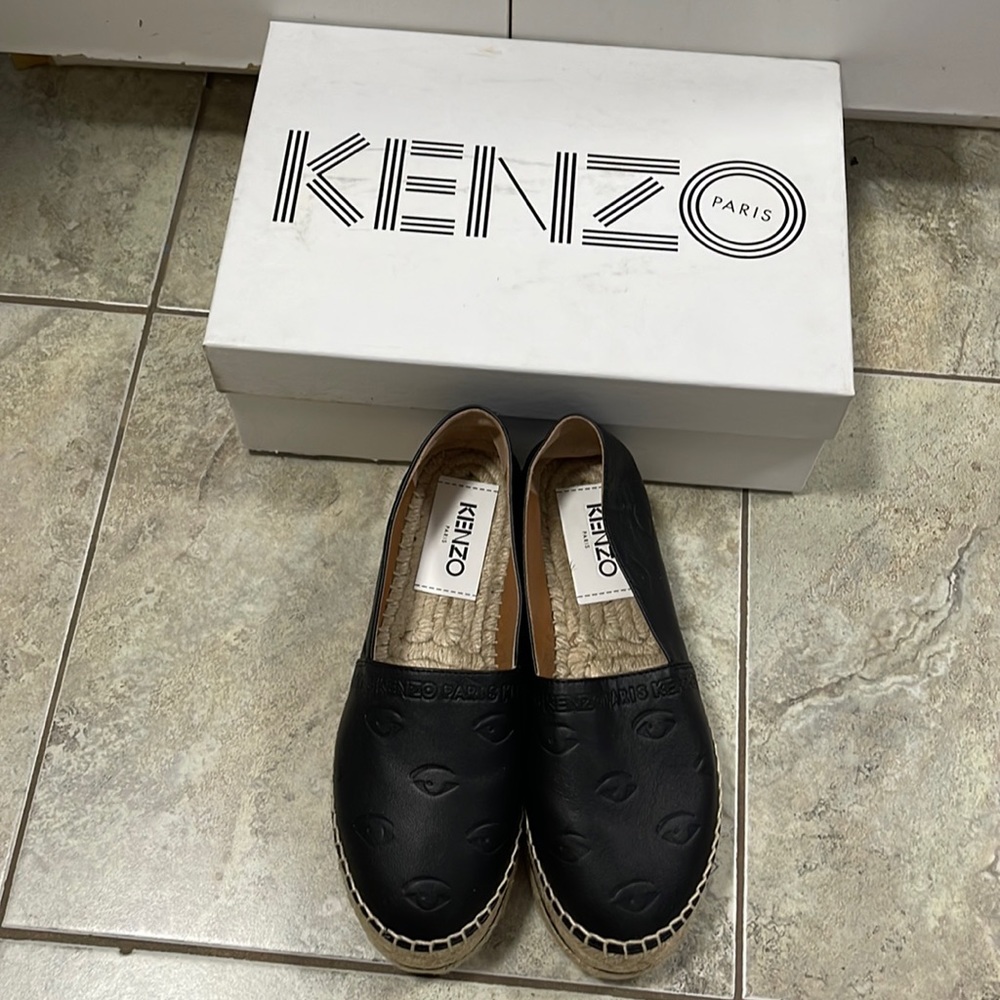 Brand New Kenzo platform espadrilles